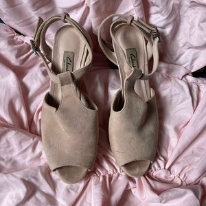 Nude Clark’s Heels